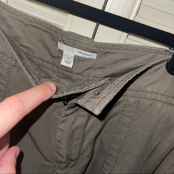 Halogen pants in olive green - Picture 3 of 7